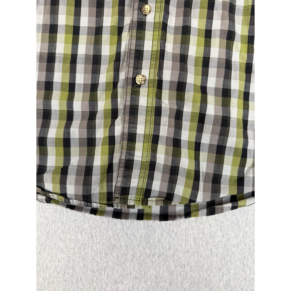 Carhartt Shirt Mens Large Black Yellow Cotton Relaxed Fit Button Long Sleeves Lg - Picture 9 of 16